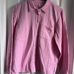 Women’s JCrew Factory Gauze Button Down Shirt